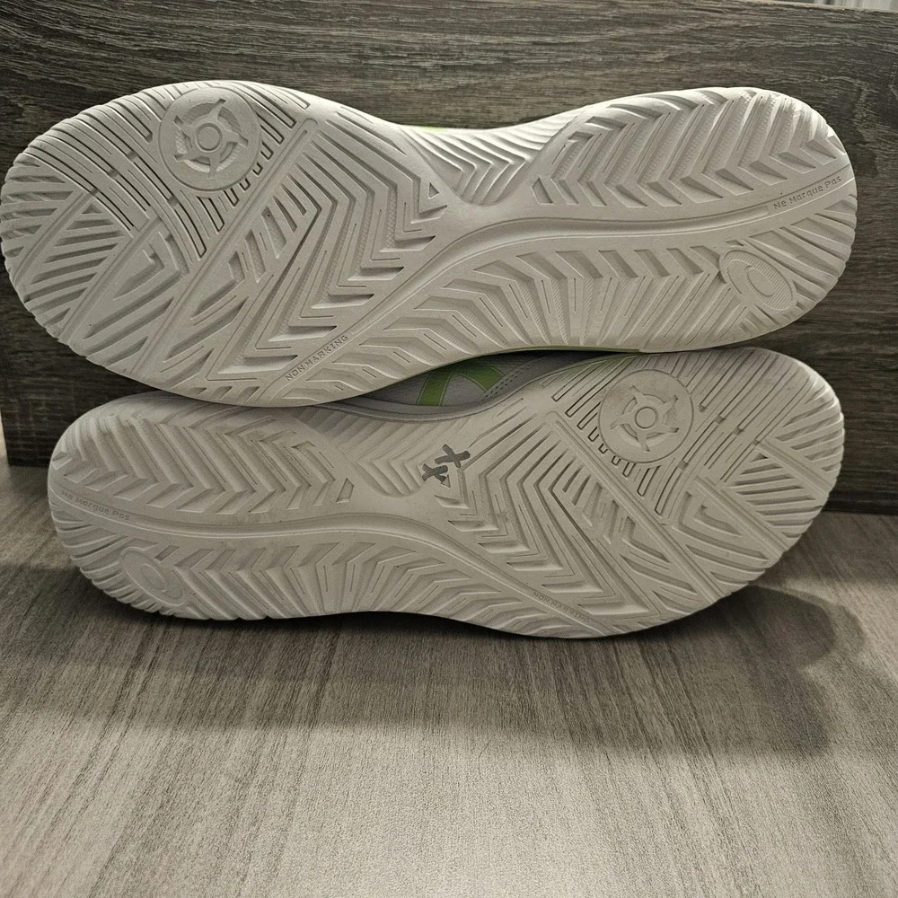 Asics Gel-Dedicate 8 White‎ Green Pickleball Tennis Shoes 1041A409 Men Sizes